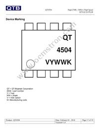 QT4504 Datasheet Page 17