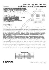 QT60645-S Datasheet Cover