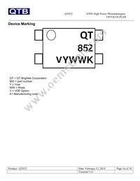 QT852 Datasheet Page 16