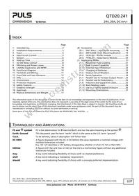 QTD20.241 Datasheet Page 2