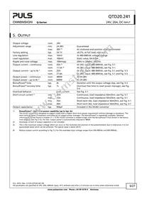 QTD20.241 Datasheet Page 6