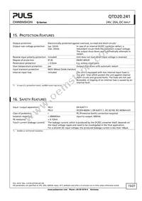 QTD20.241 Datasheet Page 15