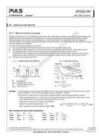 QTD20.241 Datasheet Page 21