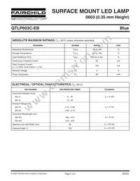 QTLP603CEBTR Datasheet Page 2
