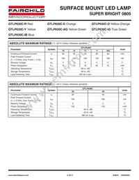 QTLP630CYTR Datasheet Page 2
