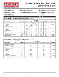 QTLP630CYTR Datasheet Page 3