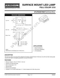 QTLP650DRGBTR Datasheet Cover