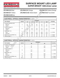 QTLP651CRAGTR Datasheet Page 3