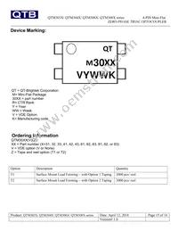 QTM3083T1 Datasheet Page 15