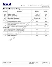 QTM354T1 Datasheet Page 4