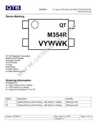 QTM354T1 Datasheet Page 11