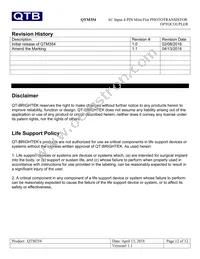 QTM354T1 Datasheet Page 12