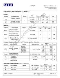 QTM357T1 Datasheet Page 5