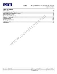 QTM415T1 Datasheet Page 2