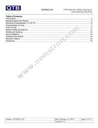 QTM453T1 Datasheet Page 2