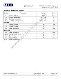 QTM611T1 Datasheet Page 4