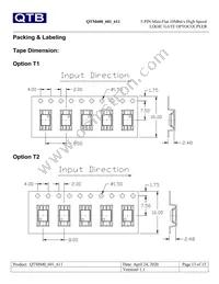 QTM611T1 Datasheet Page 13