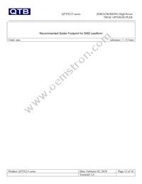 QTT0213ST1 Datasheet Page 13