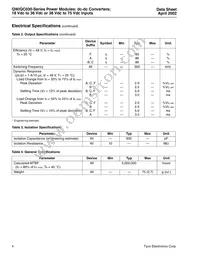 QW030C1 Datasheet Page 4