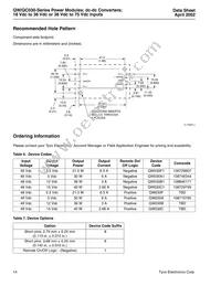 QW030C1 Datasheet Page 14