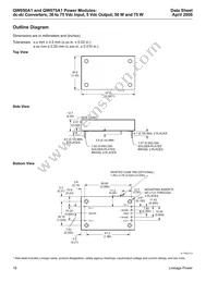 QW050A81 Datasheet Page 16
