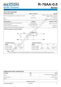 R-78AA15-0.5SMD Datasheet Page 5