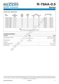 R-78AA15-0.5SMD Datasheet Page 7