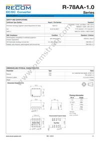 R-78AA2.5-1.0SMD Datasheet Page 5