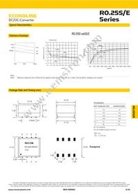 R0.25S-1205/EHP Datasheet Page 2