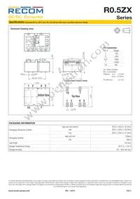 R0.5ZX-0505/HP-TRAY Datasheet Page 5