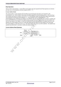 R1EX24128BSAS0I#K0 Datasheet Page 12