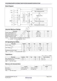 R1EX25016ATA00I#S0 Datasheet Page 3