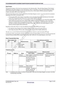 R1EX25016ATA00I#S0 Datasheet Page 17