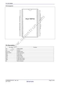 R1LV0216BSB-7SI#S0 Datasheet Page 2