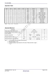 R1LV0216BSB-7SI#S0 Datasheet Page 4