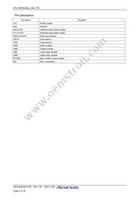 R1LV0816ASA-7SI#S0 Datasheet Page 5