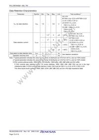 R1LV0816ASA-7SI#S0 Datasheet Page 17