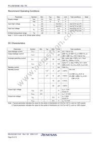 R1LV0816ASB-7SI#S0 Datasheet Page 6