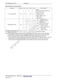 R1LV0816ASD-5SI#B0 Datasheet Page 17