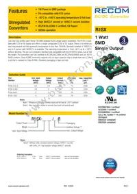 R1SX-3.33.3/H-R Datasheet Cover