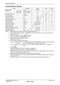 R2A20114ASP#W0 Datasheet Page 7