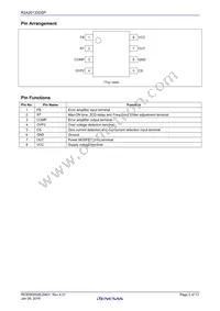 R2A20133DSP#W5 Datasheet Page 2