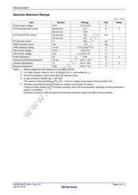 R2A20134ASP#W5 Datasheet Page 4