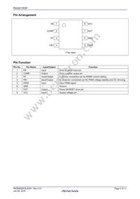 R2A20135SP#W5 Datasheet Page 2