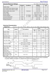 R2A20166SA#W5 Datasheet Page 3