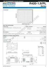 R420-1.8/PL-R Datasheet Page 3