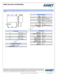 R474N24705001K Datasheet Cover