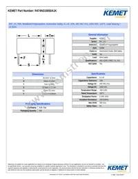 R474N310050A1K Datasheet Cover