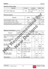 R5009FNJTL Datasheet Page 2