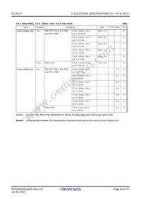 R5F1058AGLA#U0 Datasheet Page 22